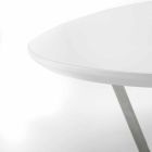 Modern formad loungebord med vit MDF-topp - redo Viadurini