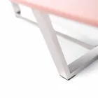 Modern formad loungebord i Mdf och Chrome Metal - Pimpa Viadurini