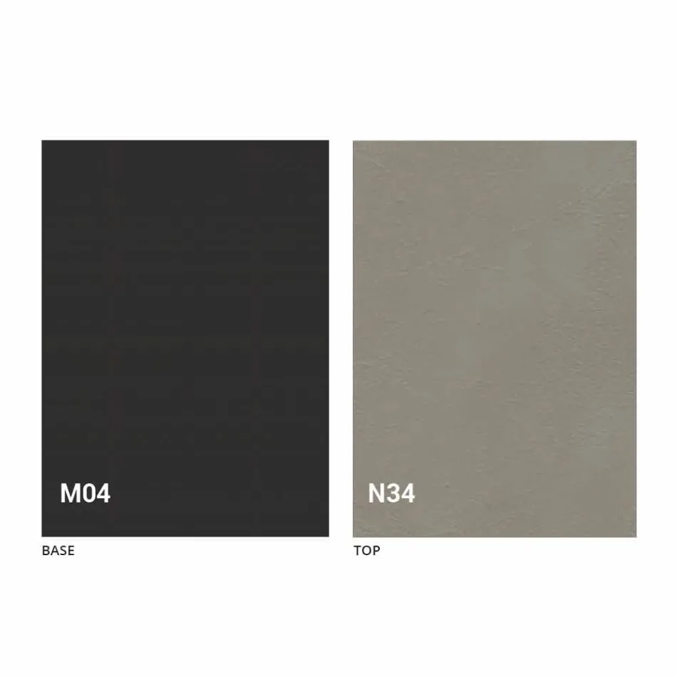 Omvandlingsbart soffbord i trä och stål Tillverkat i Italien - Demetro Viadurini