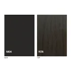 Transformatorbord i trä och stål Tillverkat i Italien - Demetro Viadurini