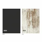 Omvandlingsbart soffbord i trä och stål Tillverkat i Italien - Demetro Viadurini