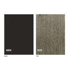 Transformatorbord i trä och stål Tillverkat i Italien - Demetro Viadurini