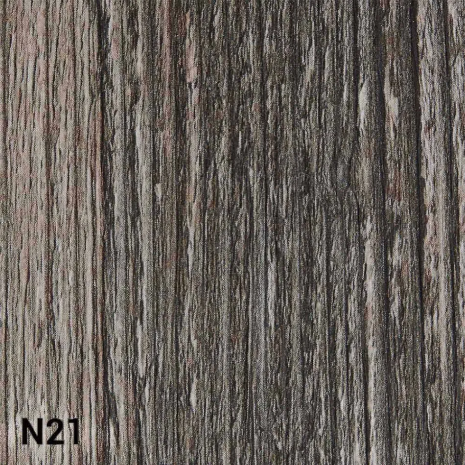 Transformerbart soffbord i trä och metall Tillverkad i Italien - Patroclus Viadurini