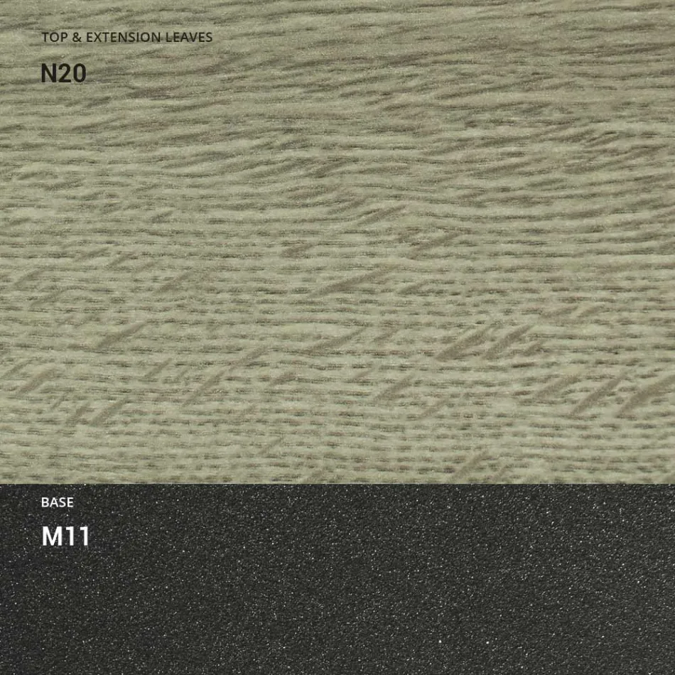 Transformerbart soffbord i trä och metall, tillverkat i Italien - Sanrocco Viadurini