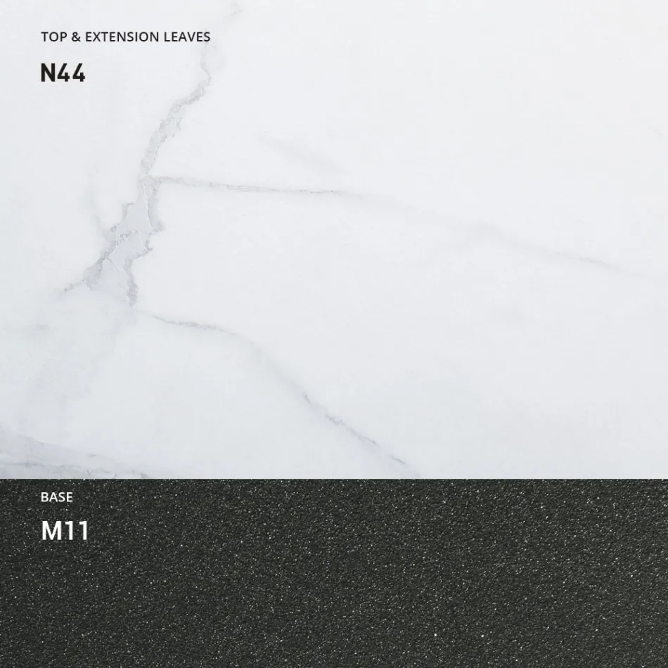 Transformerbart soffbord i trä och metall, tillverkat i Italien - Sanrocco Viadurini