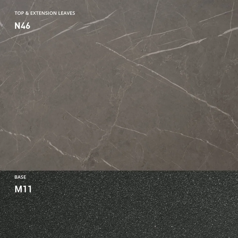 Transformerbart soffbord i trä och metall, tillverkat i Italien - Sanrocco Viadurini