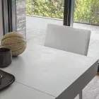 Transformerbart soffbord i trä och metall, tillverkat i Italien - Sanrocco Viadurini