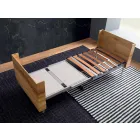 Omvandlingsbart soffbord i massivt trä tillverkat i Italien - Trabucco Viadurini