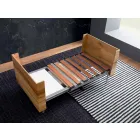 Omvandlingsbart soffbord i massivt trä tillverkat i Italien - Trabucco Viadurini