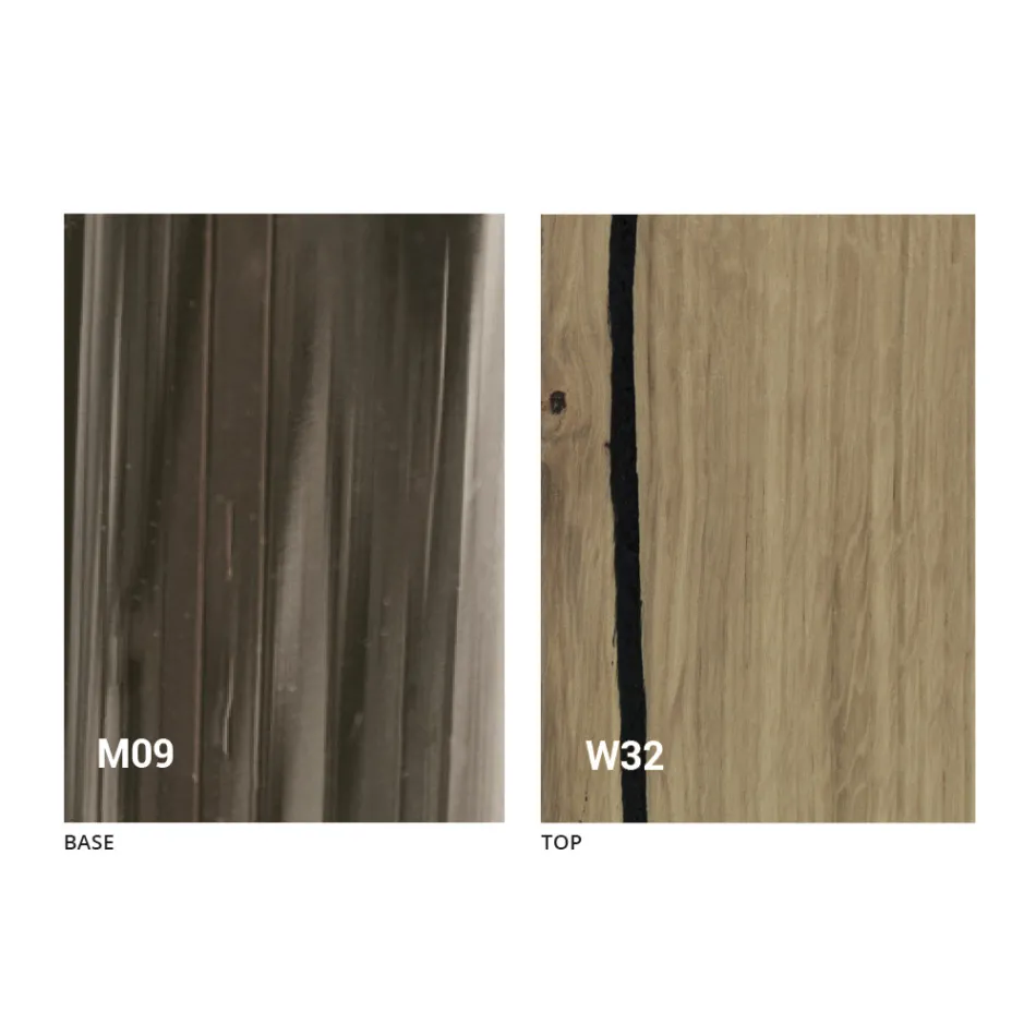 Omvandlande soffbord i massivt trä tillverkat i Italien - Trabucco Viadurini