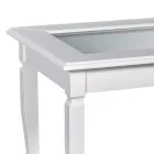 Soffbord i vardagsrum med anslagstavla i glas Tillverkat i Italien - Demetra Viadurini