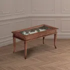 Soffbord i vardagsrum med anslagstavla i glas Tillverkat i Italien - Demetra Viadurini