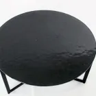 Soffbord i stål och glas Tillverkat i Italien - Aspira Viadurini