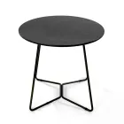 Runt soffbord med porslinsskiva i stengods tillverkat i Italien - Paini Viadurini