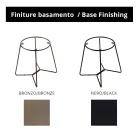 Runt soffbord med glasskiva Tillverkat i Italien - Paini Viadurini