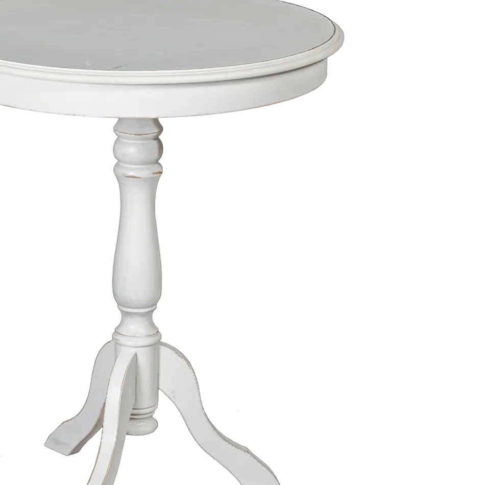 Runt vardagsrumssoffbord i olika ytskikt Made in Italy - Eracle Viadurini