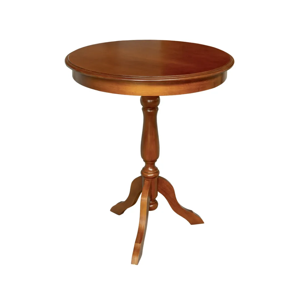 Runt vardagsrumssoffbord i olika ytskikt Made in Italy - Eracle Viadurini