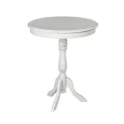 Runt vardagsrumssoffbord i olika ytskikt Made in Italy - Eracle Viadurini