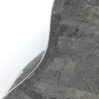 Modern Style Soffbord i Fossil Stone Olika Finishes - Gummi Viadurini