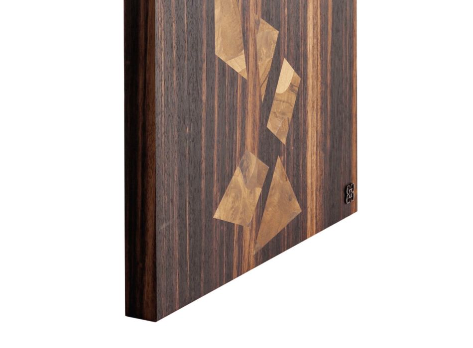 Grilli Zarafa ebony trädesign soffbord tillverkat i Italien Viadurini