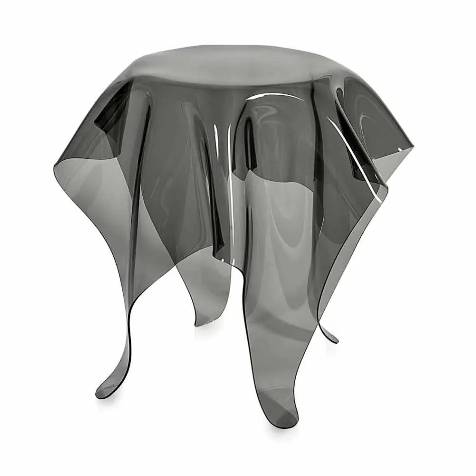 Tabell modern design rökt plexiglas Eight, tillverkad i Italien Viadurini