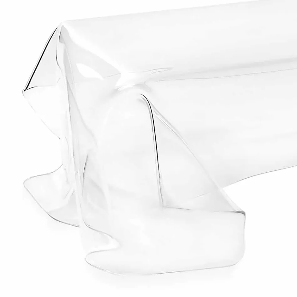 Tabell modern design plexiglas draperad Asien Viadurini