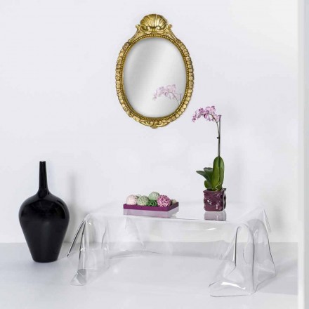 Tabell modern design plexiglas draperad Asien Viadurini