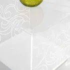 Design plexiglas soffbord med led ljus tillverkat i Italien, Chiusi Viadurini