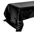 Melia svart draperat plexiglas designersoffbord tillverkat i Italien Viadurini