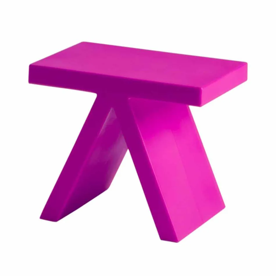 Slide Toy inomhus färgat geometriskt soffbord tillverkat i Italien Viadurini