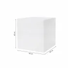 Färgat upplyst soffbord med modern design med val av tillbehör - Dadostar Viadurini