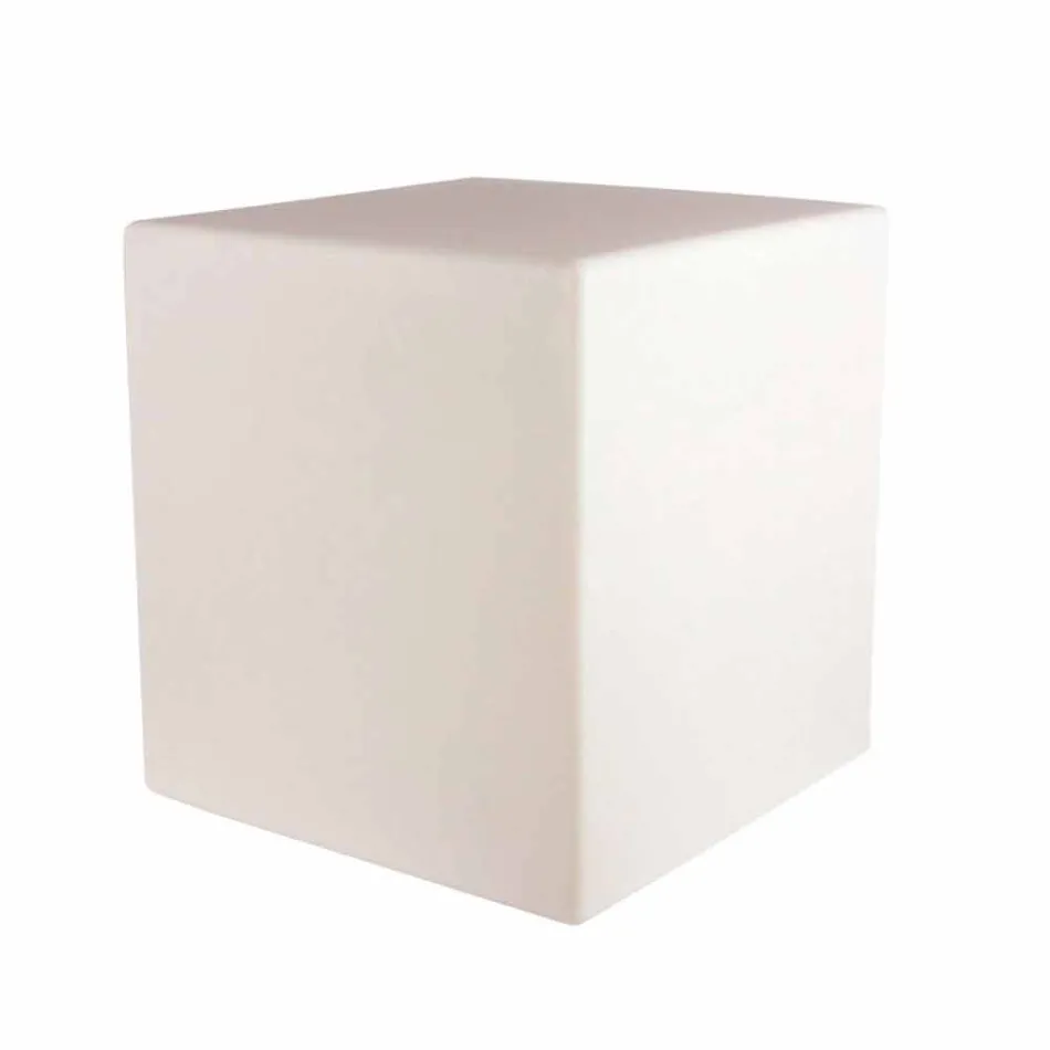 Färgat upplyst soffbord med modern design med val av tillbehör - Dadostar Viadurini