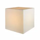 Färgat upplyst soffbord med modern design med val av tillbehör - Dadostar Viadurini