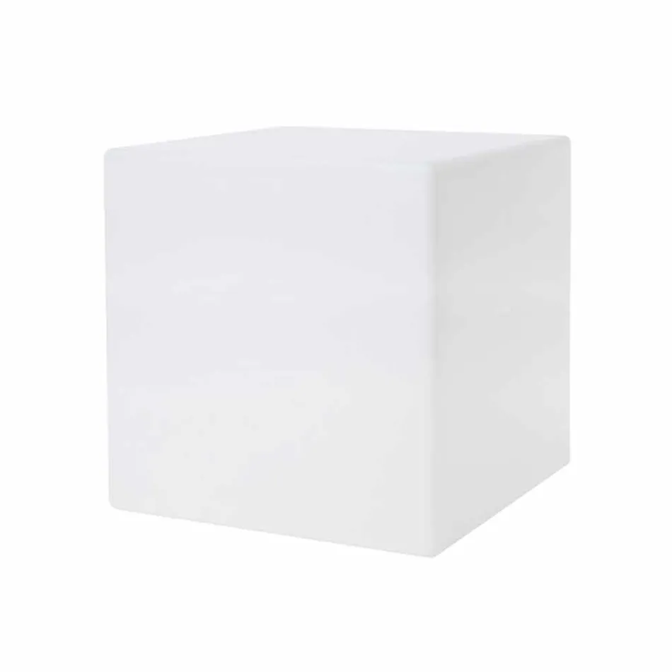 Färgat upplyst soffbord med modern design med val av tillbehör - Dadostar Viadurini