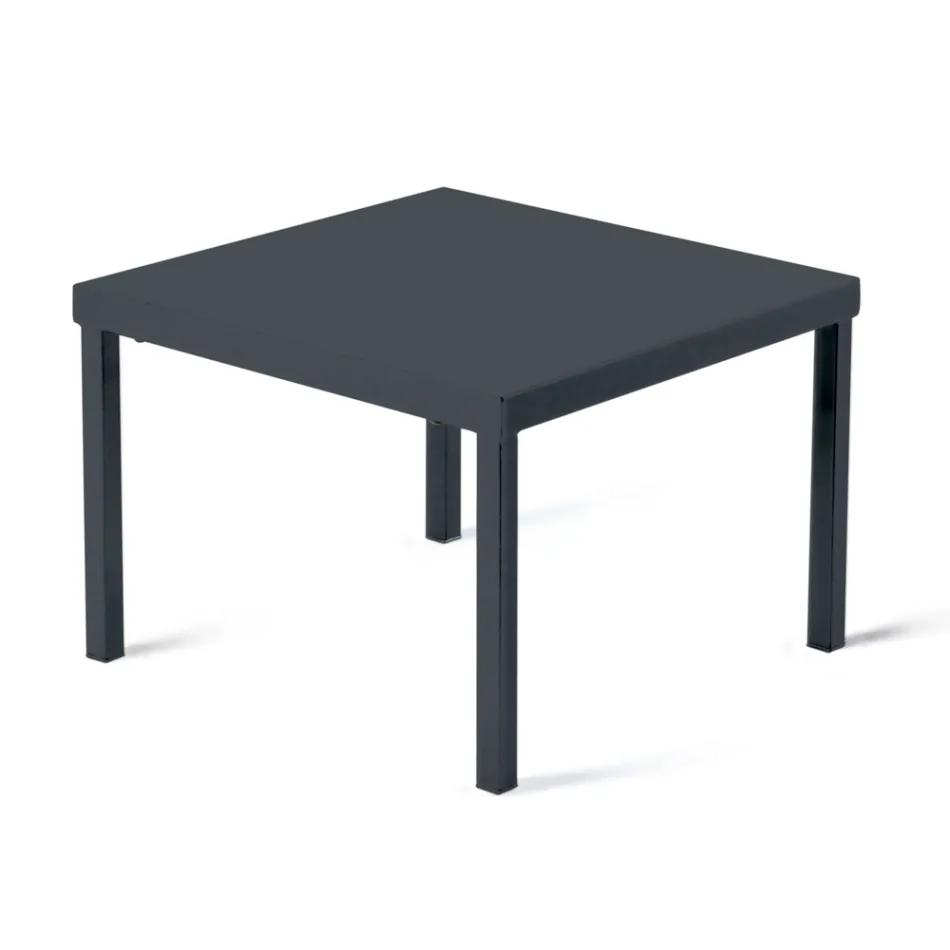 Stapelbart trädgårdssoffbord i galvaniserat stål Tillverkat i Italien - Aberdeen Viadurini