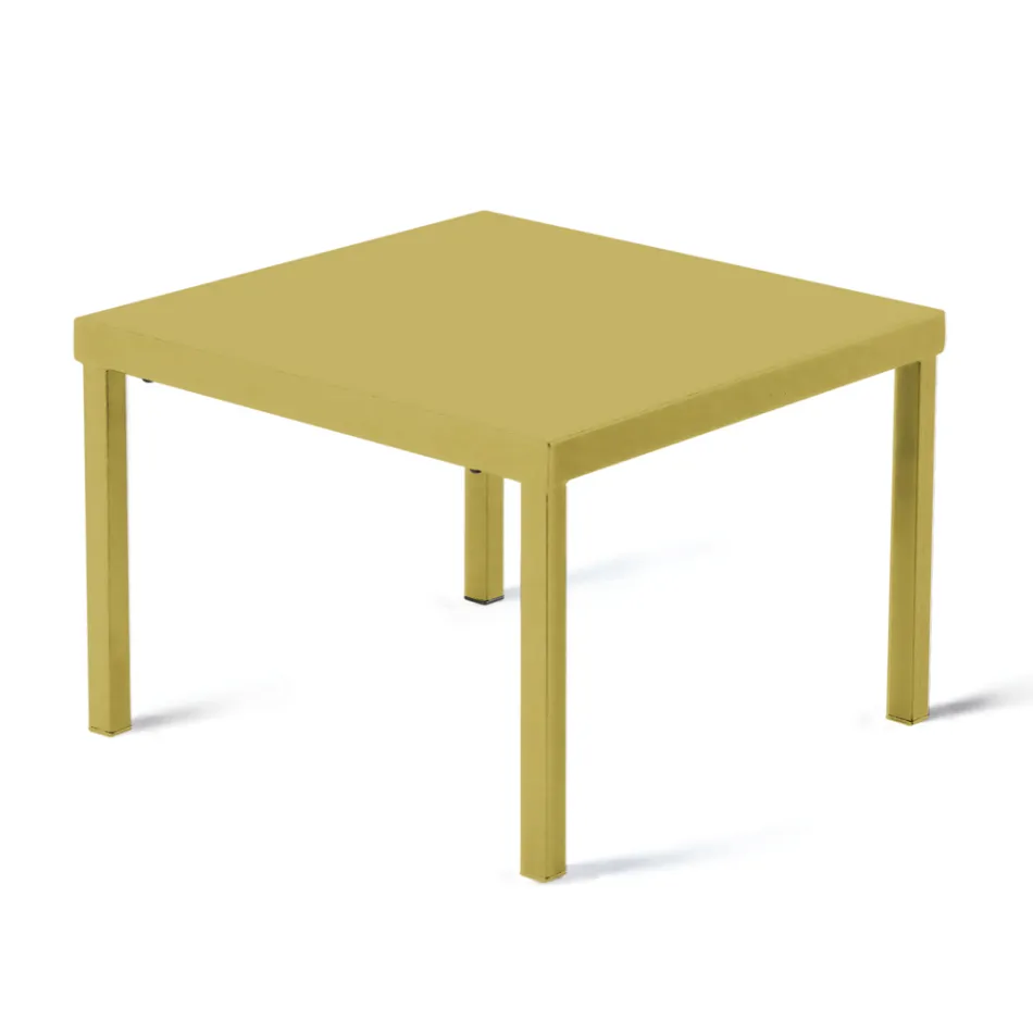 Stapelbart trädgårdssoffbord i galvaniserat stål Tillverkat i Italien - Aberdeen Viadurini