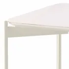 Modern design fyrkantig keramik och metall soffbord - porcupine Viadurini