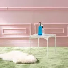 Modern design fyrkantig keramik och metall soffbord - porcupine Viadurini