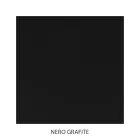 Soffbord i Graphite Black Tubular Iron Tillverkat i Italien - Riga Viadurini