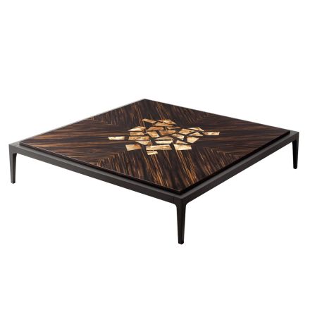 Grilli Zarafa design massivt trä soffbord tillverkat i Italien Viadurini