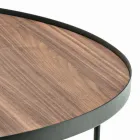 Soffbord i Canaletto valnöt i olika storlekar Made in Italy - Gubbio Viadurini