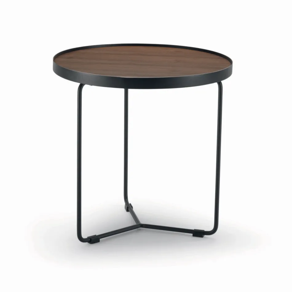 Soffbord i Canaletto valnöt i olika storlekar Made in Italy - Gubbio Viadurini