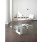 Modern design Extralight glas soffbord gjord i Italien - Scoby Viadurini