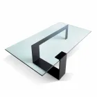 Modern design Extralight glas soffbord gjord i Italien - Scoby Viadurini