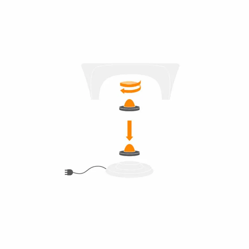 Ljus soffbord med mousserande vinflaska, utomhus- eller inomhusdesign - Lily av Myyour Viadurini