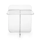 Modernt soffbord i plexiglas i vardagsrum tillverkat i Italien - Ariel Viadurini