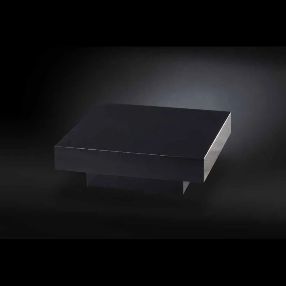 Samtida träbord täckt med metakrylat Loft Cadeau Viadurini