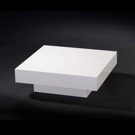 Samtida träbord täckt med metakrylat Loft Cadeau Viadurini