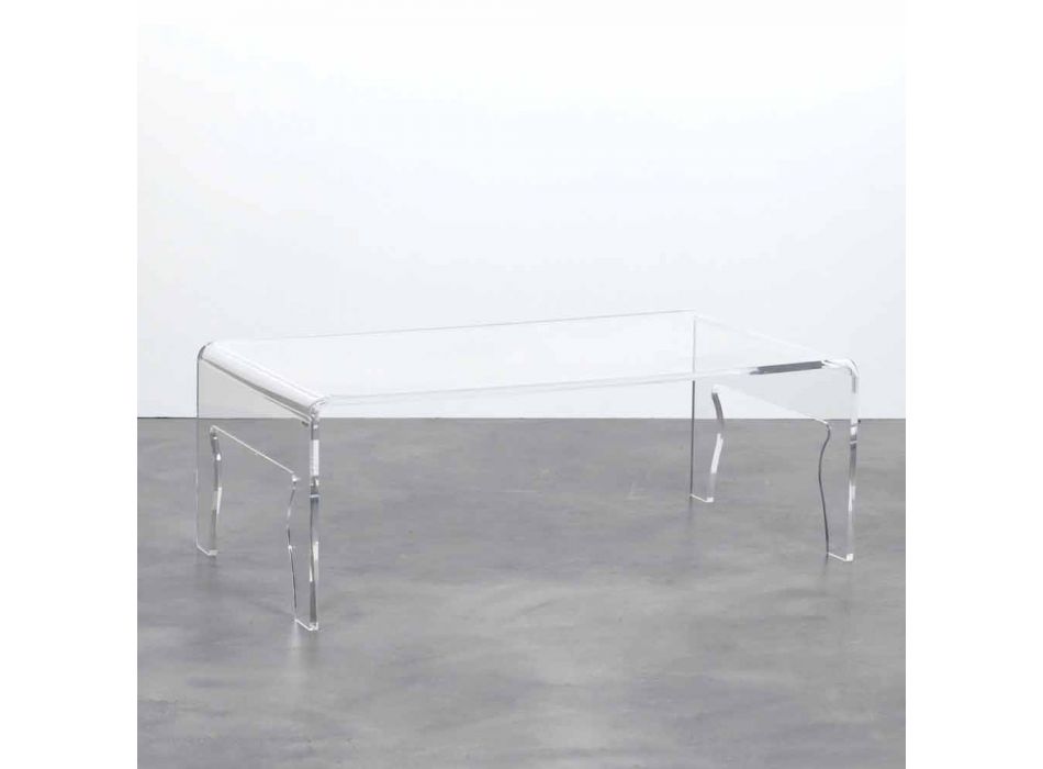 Modern soffbord i metakrylat L85xP50xH31cm, Chris Viadurini