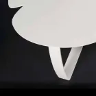 Modern metallbord laserskurna blomma form Andy Viadurini